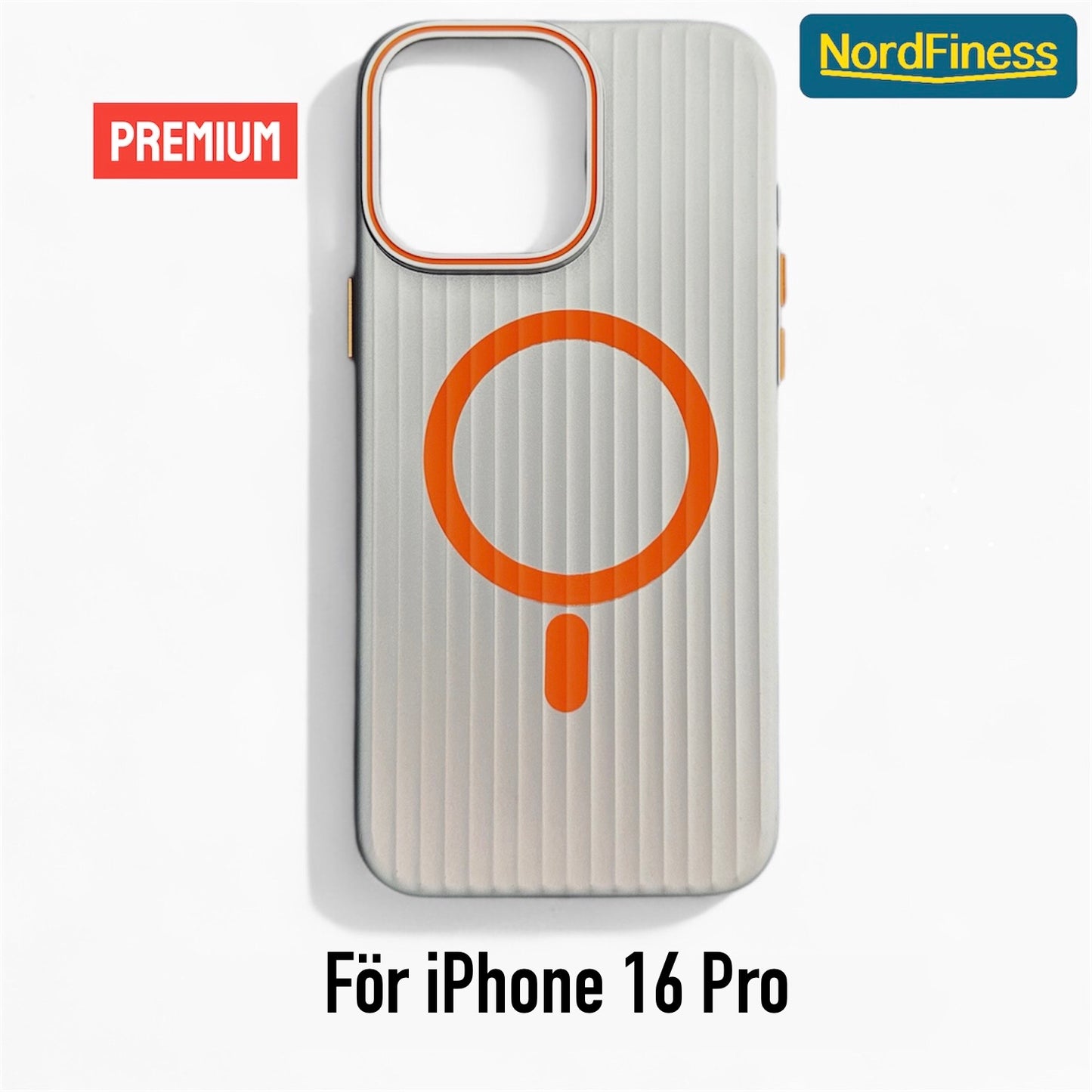 Premium Mobilskal iPhone i metall Silver