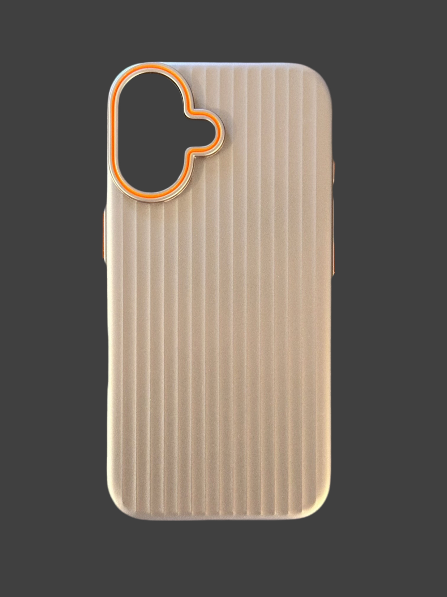 Räfflad Mobilskal i metall för iPhone 16