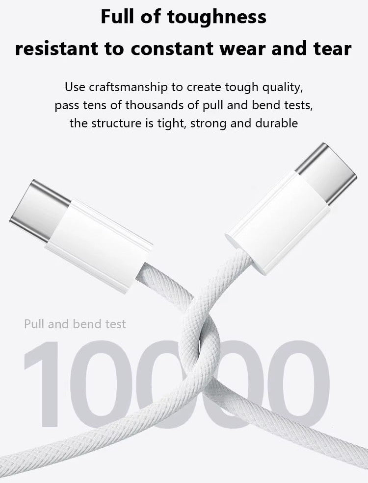 USB-C till USB-C Laddningskabel