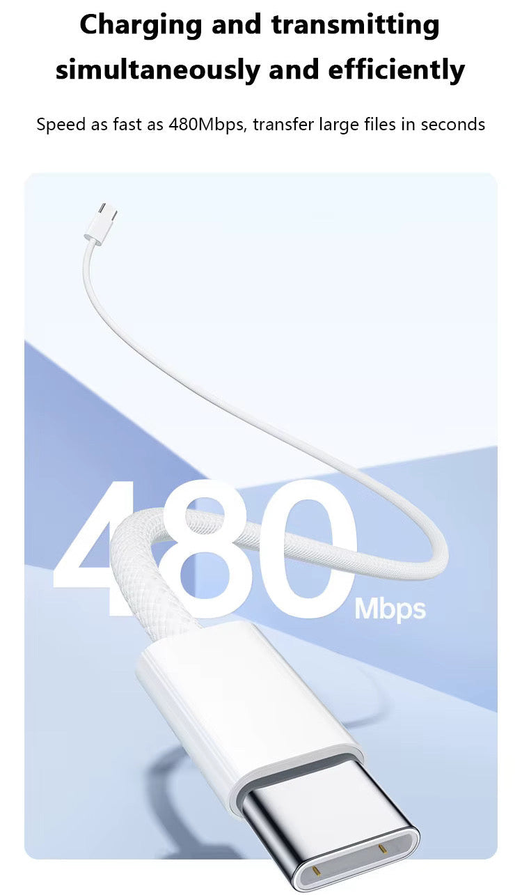 USB-C till USB-C Laddningskabel