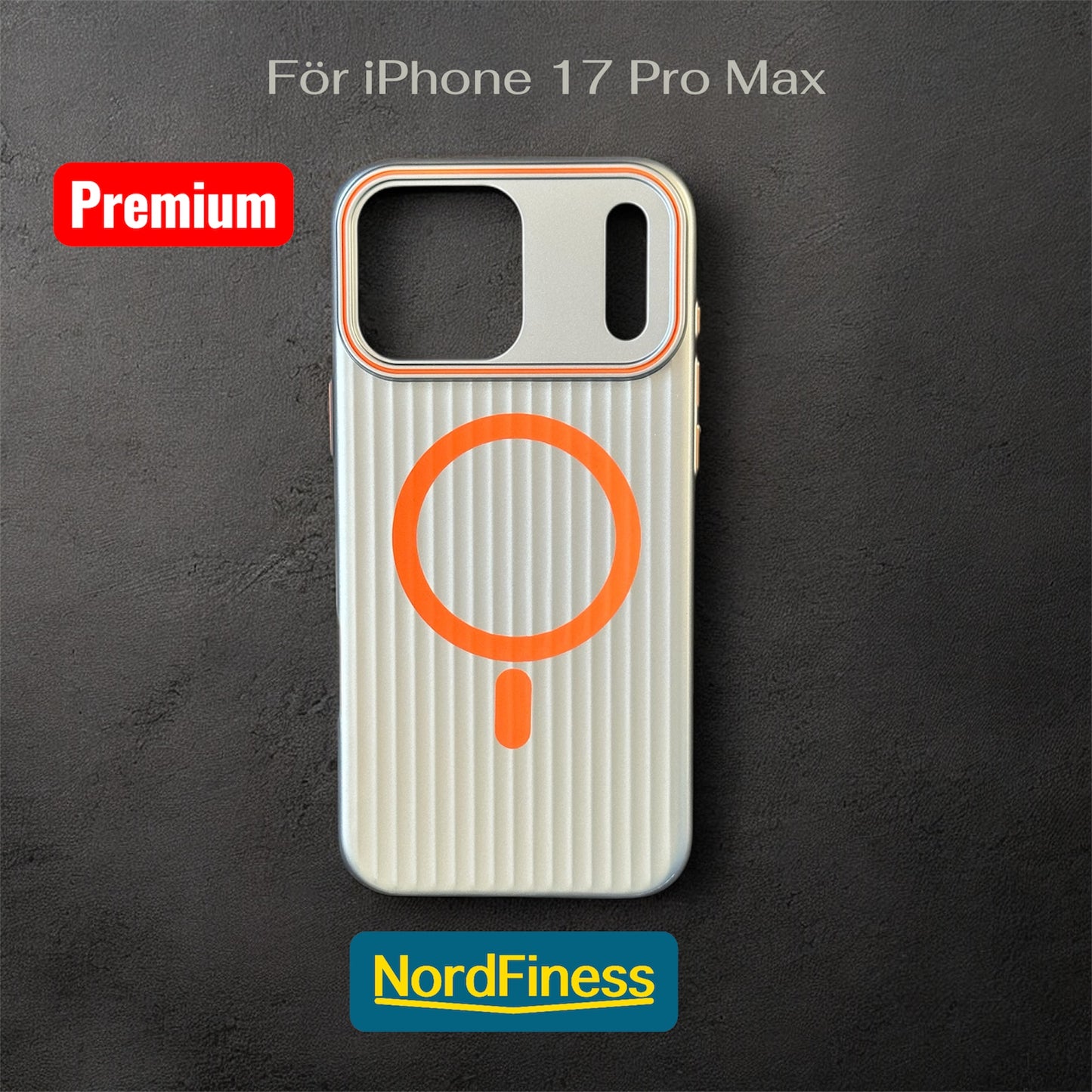 Premium Mobilskal iPhone i metall Silver