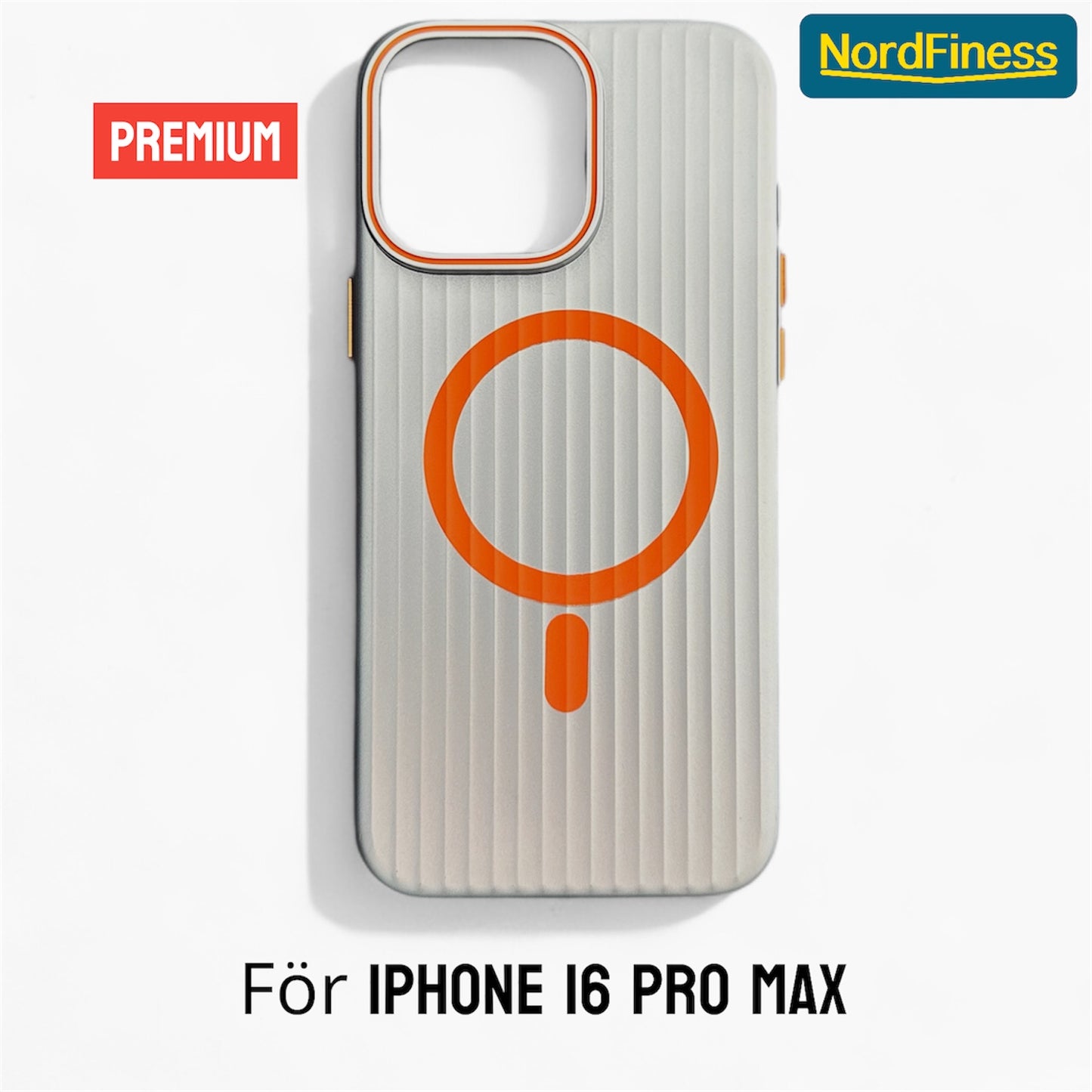 Premium Mobilskal iPhone i metall Silver