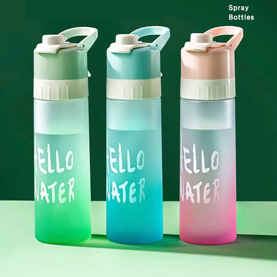 Vattenflaska med Sprayfunktion