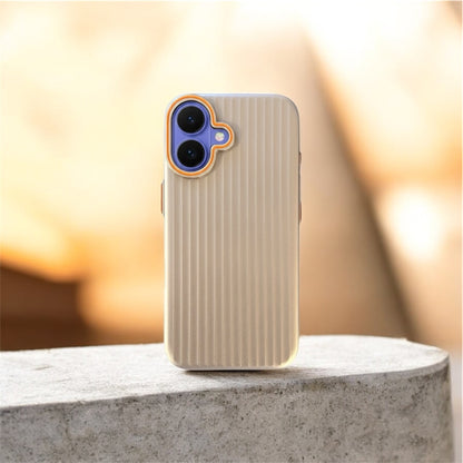 Räfflad Mobilskal i metall för iPhone 16