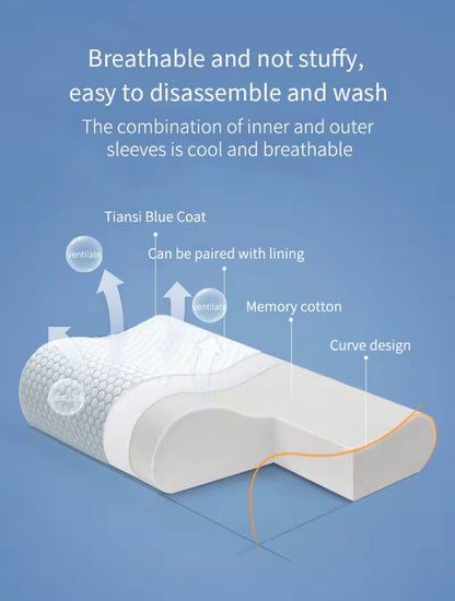 Ergonomic Memory Foam Pillow