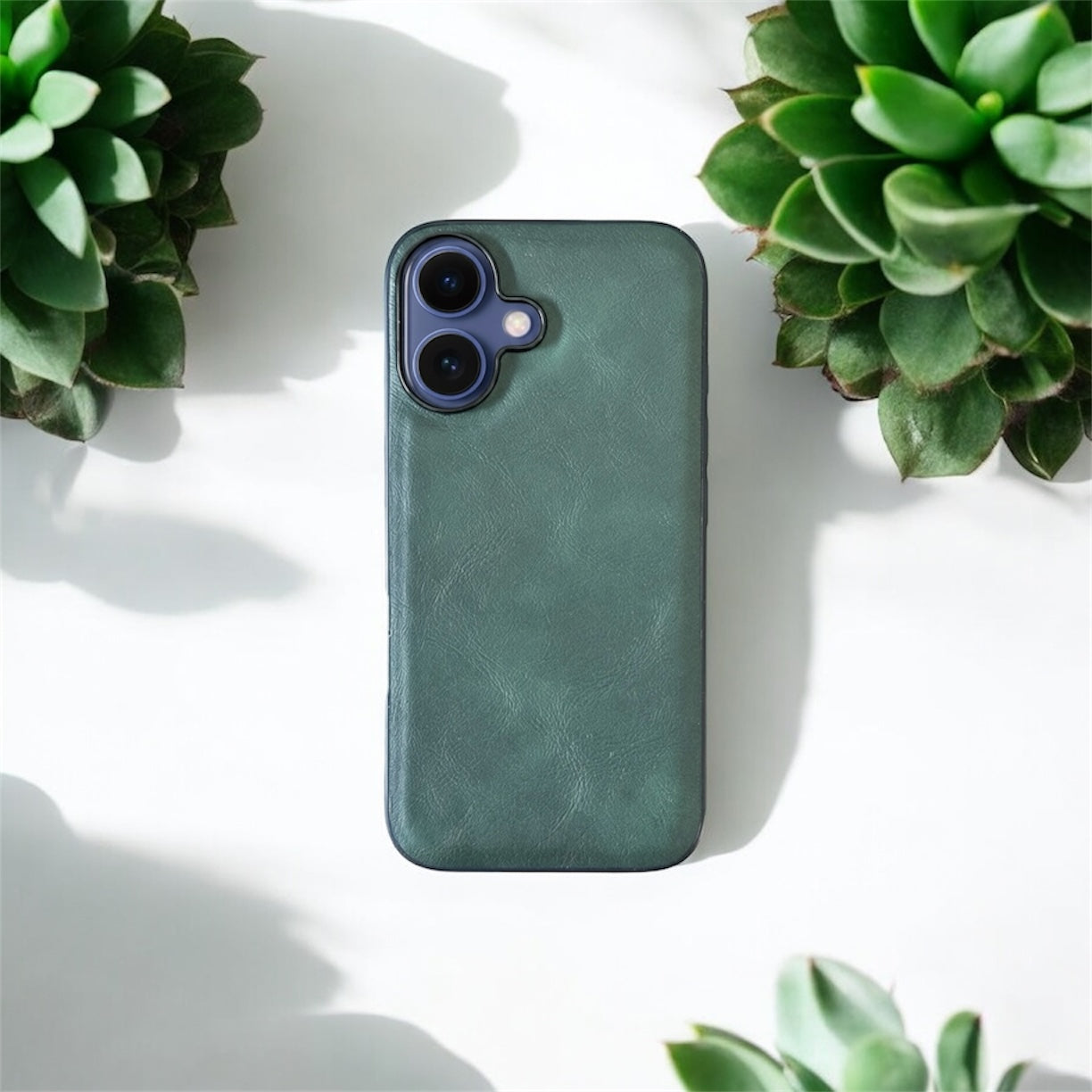 Mobilskal med PU-läder och Svart Ram