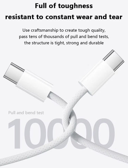 USB-C till USB-C Laddningskabel