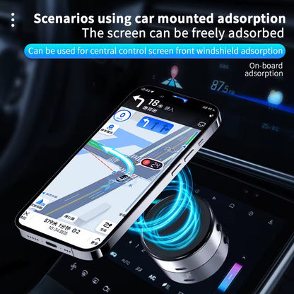 Trådlös laddare och mobilhållare med stark vakuumsug