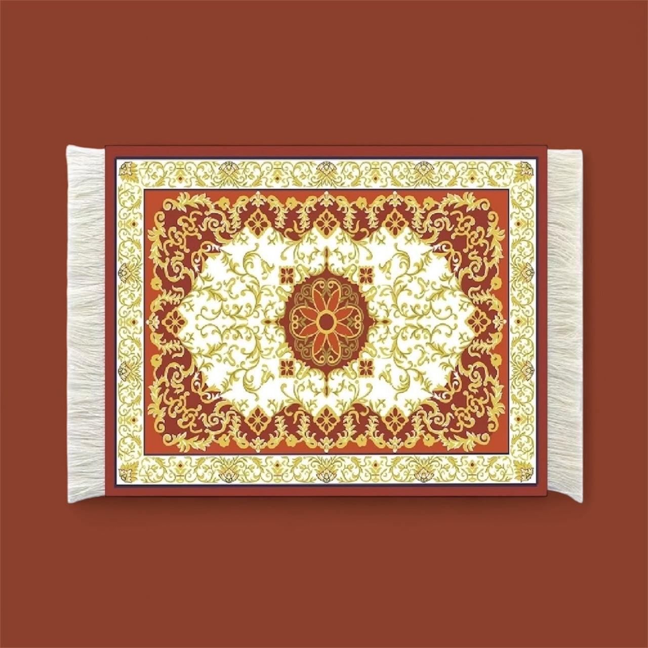 Orientalisk musmatta med tofsar