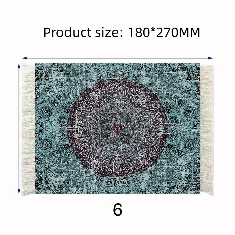 Orientalisk musmatta med tofsar