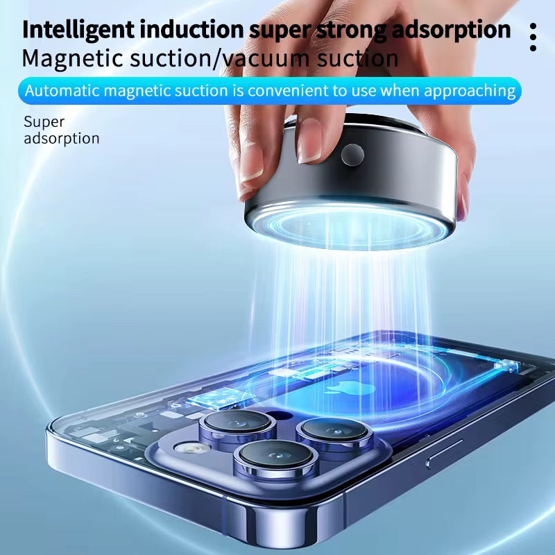 Trådlös laddare och mobilhållare med stark vakuumsug