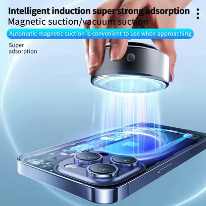 Trådlös laddare och mobilhållare med stark vakuumsug