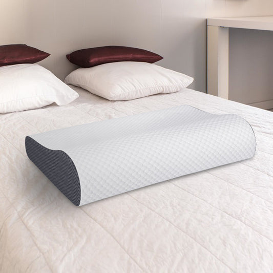 Slow Rebound Memory Pillow Space Memory Foam Cervical Vertebra Pillow Home Pillow Core Cervical Vertebra Pillow Wavy Shape
