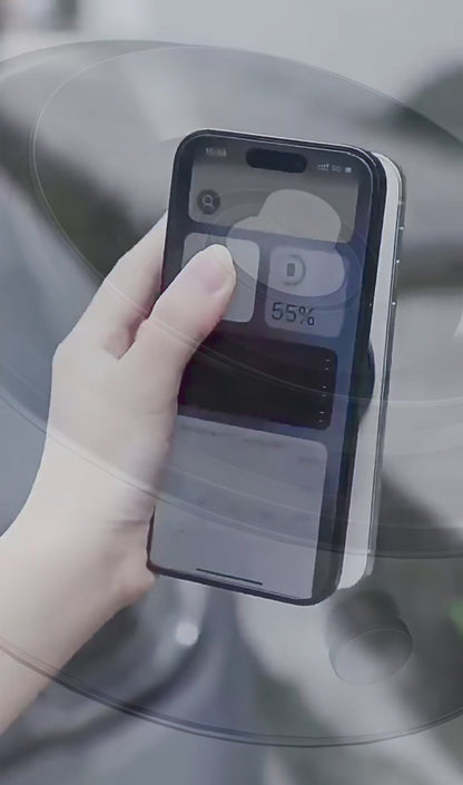 Trådlös laddare och mobilhållare med stark vakuumsug